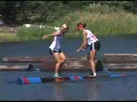 Jenny Atkinson 2005 World Championship Log rolling