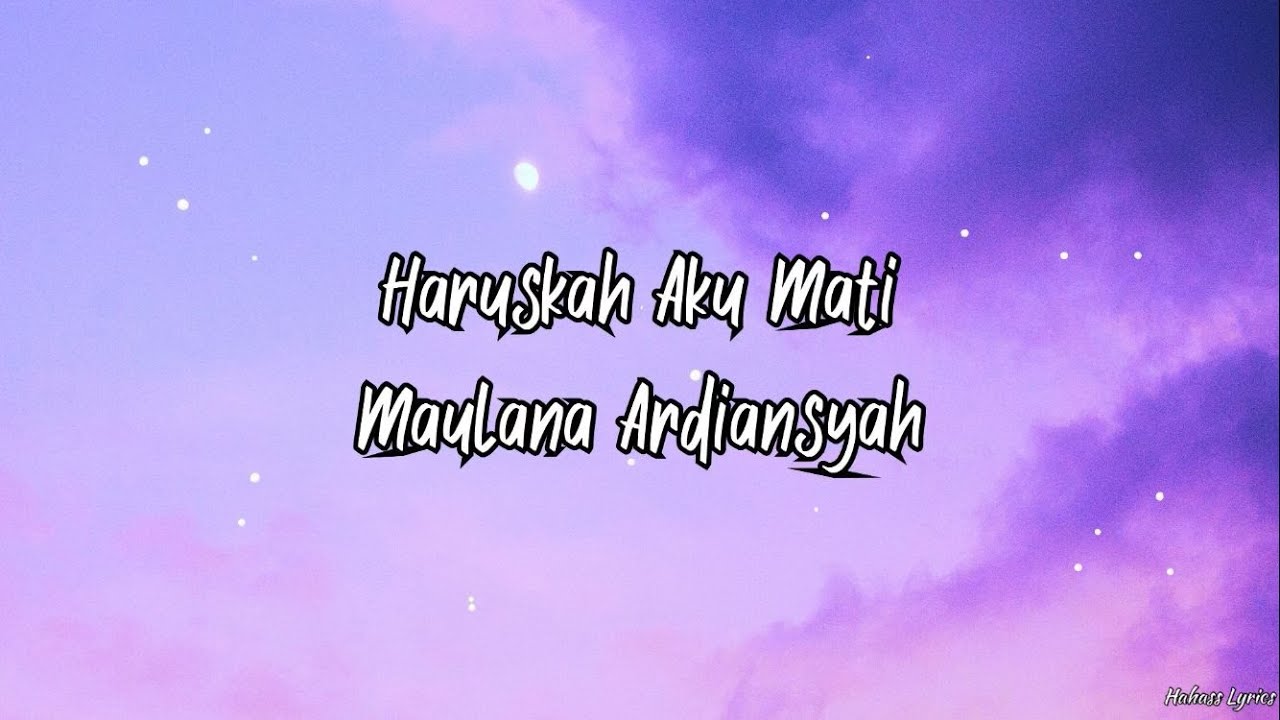 Maulana Ardiansyah - Haruskah Aku Mati (Lirik) | Live Ska Reggae