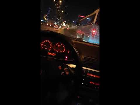 Araba Snapleri Gece-BMW E46-Yağmurlu