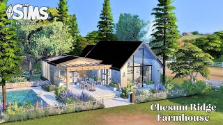 Chesnut Ridge Farmhouse | The Sims 4 Speed Build | No CC