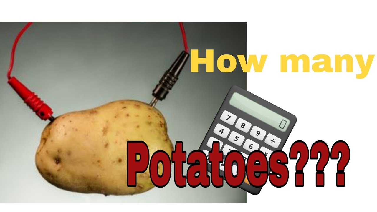 Run Calculator with Potato Electricity from Potato YouTube
