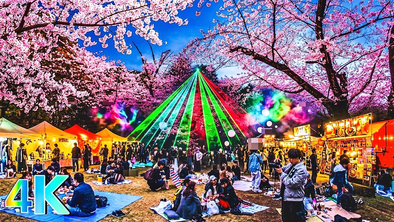 Yoyogi Park Cherry Blossom Walk 2026, Omotesando → Harajuku → Yoyogi Park, a frame from the walk
