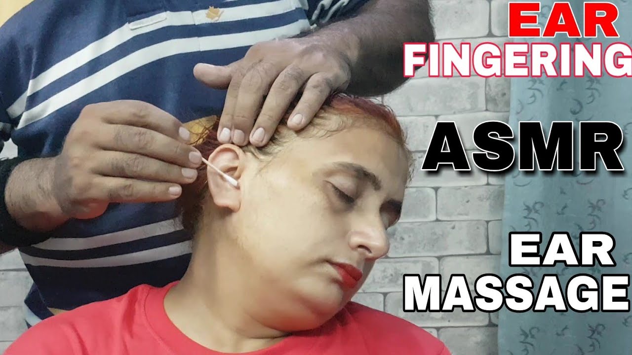 ASMR  Ear Massage , EAR Fingering For Relaxing