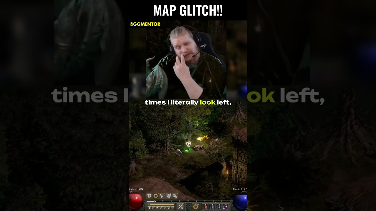 D2R RotW - Diablo 4 Won't Let You Check Your Map/Inventory (Cartoon Shenanigans)