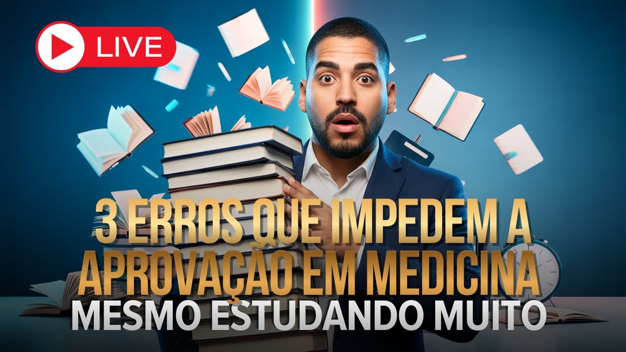Aquecimento 8/8 | 3 erros que impedem você de passar em Medicina mesmo estudando muito