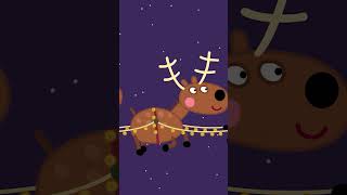 Peppa And Santa On His Jingle Bell Sleigh  peppapig christmas jinglebells