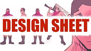 (How to draw) Character DESIGN SHEET