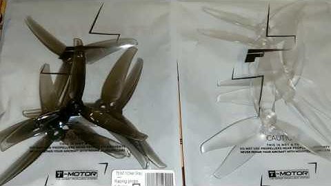 NEW T-Motor 5146 & 5147 props test