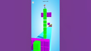 Stacky Dash level 218 #shorts #gaming #subscribe For more videos. ❤️