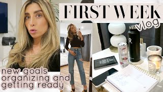 First Week of My New Year Goals... | VLOG Lauren Elizabeth