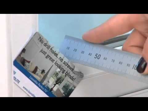 How to measure, assemble and fit Perfect Fit window blinds - video from North Notts Blinds