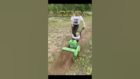 Máy xới 3, 4 chức năng máy làm cỏ nông nghiệp máy vun luống đa năng