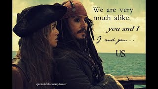 Elizabeth Swann X Jack Sparrow~Love Me Like You Do~