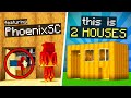 Minecraft Non Euclidean House Build - 2 Houses in 1!