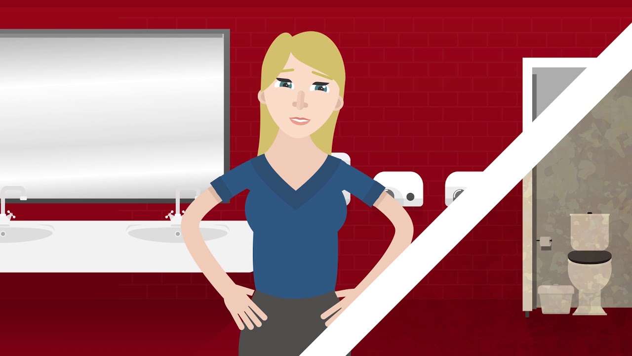 Sanitary bins serviced by Sterling Washroom Services YouTube