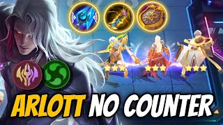 ARLOTT ELEMENTALIST YUKI SKILL 3 NO COUNTER 1 ULTIMATE DELETE 5 GOLD HERO | MAGIC CHESS MLBB