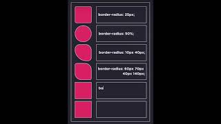 css all about border-radius #css #cssbordee