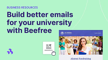 How to create better emails for your university with Beefree