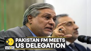 Pakistan's Economic Crisis: Finance Minister Ishaq Dar meets US delegation | English News | WION screenshot 4