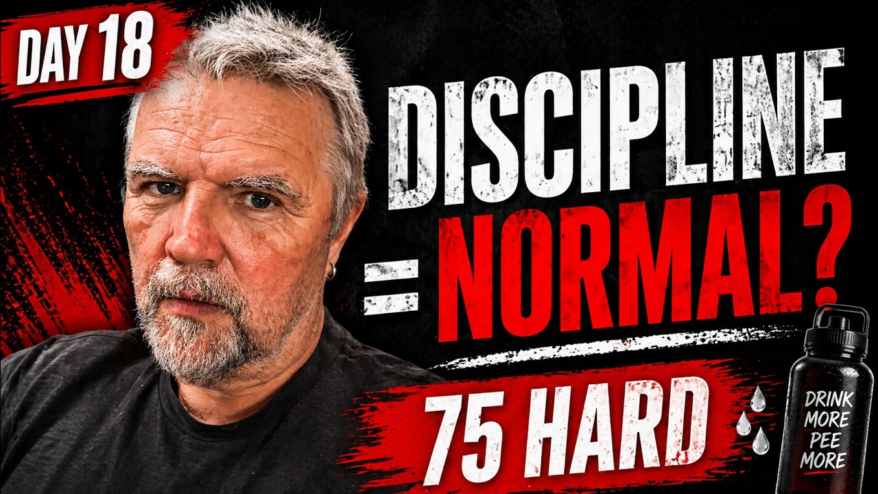 ⁣Discipline is becoming my default | 75 Hard Day 18