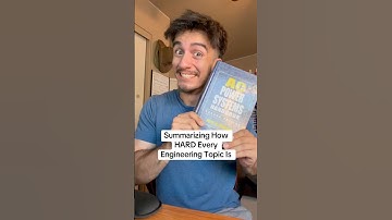 Summarizing How HARD Every Engineering Topic Is