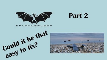 Xbird Waggle Part 2 (Testing moving the CG 8mm further forward and fitting a ventral fin) = Smooth!!