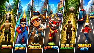 Jumanji, Runner Heroes, Subway Surfers, Endless Run Jungle Escape | Android Handcam Gameplay screenshot 2