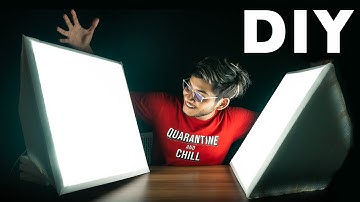 Make A DIY SOFTBOX Video Light Under ₹500 NOW!