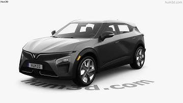 VinFast VF7 2024 3D model by 3DModels.org