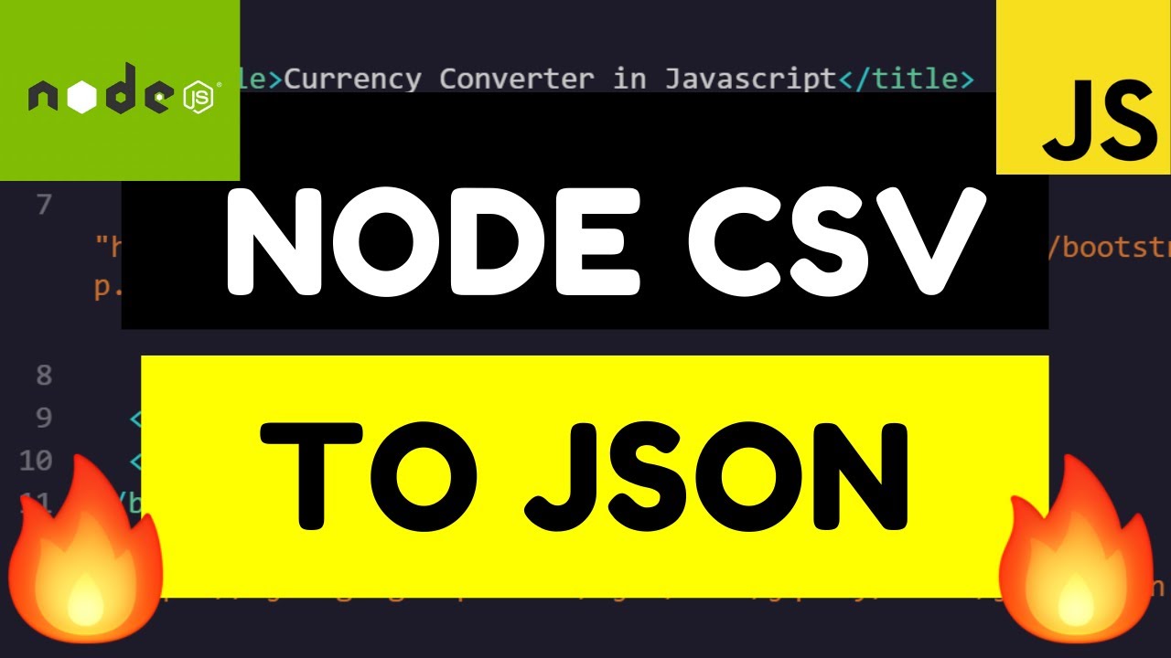 How to Convert CSV Files to JSON Files in Node.js