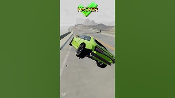 Noob vs Pro vs Hacker vs God - BeamNG.drive Bridge Jump Challenge! #beamngdrive #shorts