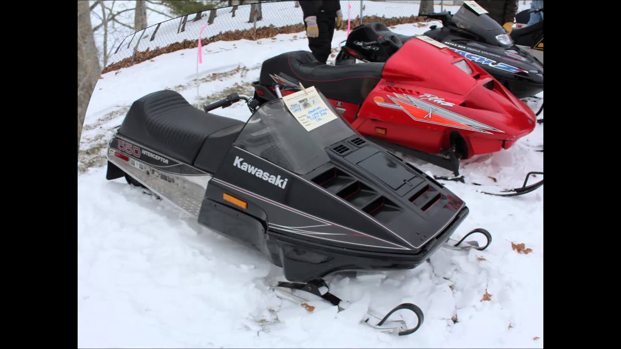 snowmobile vintage maine