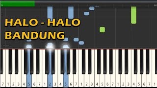 Lagu Wajib Nasional - Halo Halo Bandung (Piano Tutorial)
