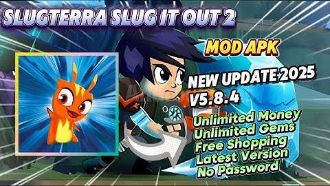 SLUGTERRA Slug it Out 2 v5.8.4 Mod Apk Unlimited Money Unlimited Gem New Update 2025