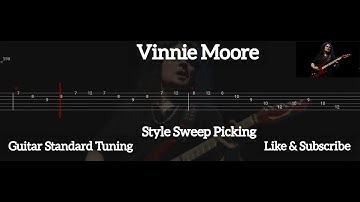 Vinnie Moore - Style Sweep Picking ( Tab Guitar )