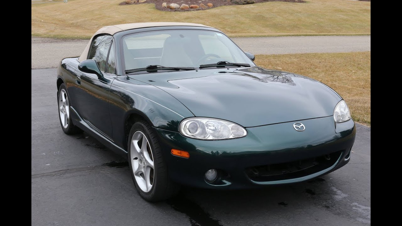 2003 Mazda Miata - British Racing Green Walkthrough - YouTube
