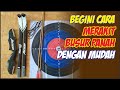 CARA MUDAH MEMASANG STRING BUSUR PANAH  | MERAKIT BUSUR PANAH (ARCHERY)