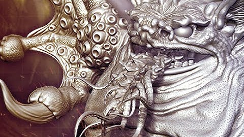 Monster Sculpts in Zbrush - Tsathoggua - Pt. 1 - (3dm Promo)