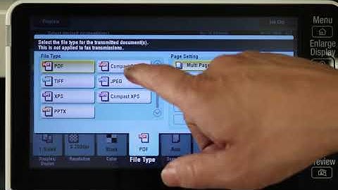 How to scan multiple documents on a #Konica copier!| Scan to email