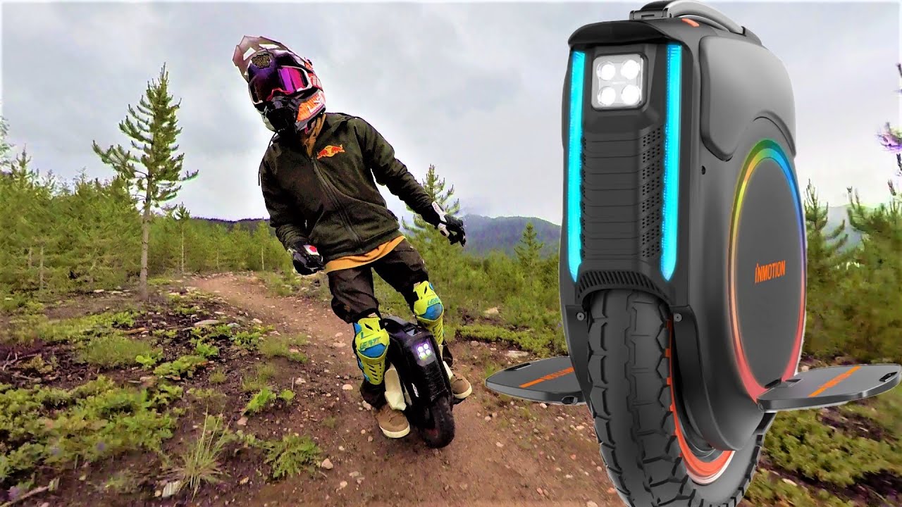 ELECTRIC UNICYCLE INMOTION V12 (HIGH TORQUE) NEW TRAIL FOR FAT BIKES
