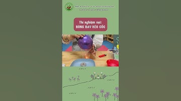 Thí nghiệm vui: BÓNG BAY KÉO CỐC vô cùng thú vị. Bố mẹ ở nhà cùng con làm thí nghiệm vui này nha❤️.
