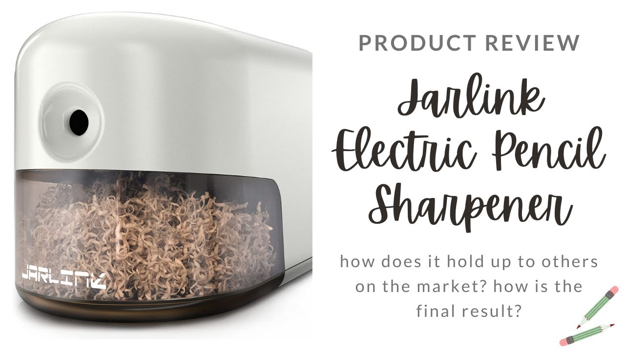 Jarlink Electric Pencil Sharpener Review  How Does it Work with Colored  Pencils? 