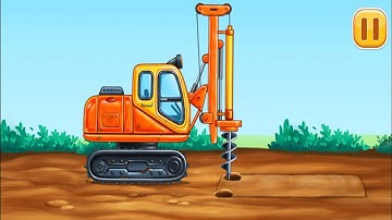 Truck games - build a house - Android Gameplay Walkthrough Part 3