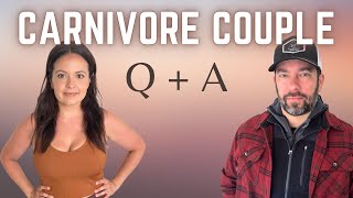 Carnivore Couple Q + A ~ weight loss stalls, alcohol, glucose, fat adaptation + carnivore kids
