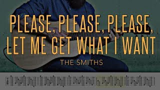 Please, Please, Please, Let Me Get What I Want - The Smiths |HD Guitar Tutorial With Tabs Resimi