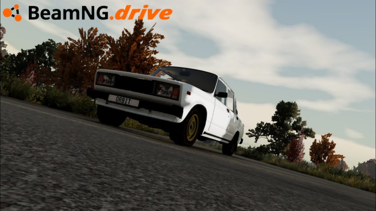 УГОНЯЕМ ОТ МЕНТОВ В BEAMNG.DRIVE НА 2105 - YouTube