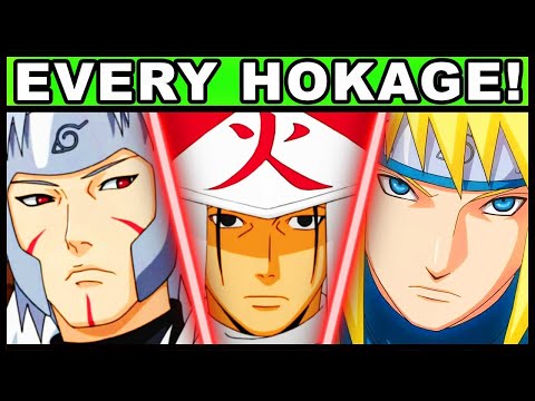 Who are all the Hokages in Naruto