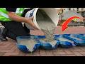 Pour Cement Into Empty Plastic Bottles A Million Dollar Masterpiece That Anyone Can Make At Home 