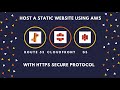 Host a Website on AWS with a Custom Domain and HTTPS | S3, Route 53, CloudFront, Certificate Manager