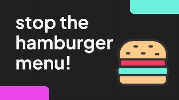 Forget The Hamburger Menu, Use A Horizontal Scrolling Menu!